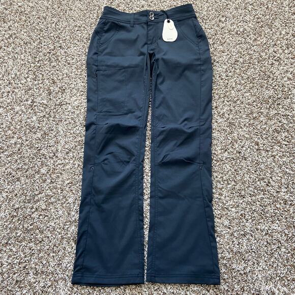 Prana Halle Pant Women's 4 Short Stormy Night Low Rise Standard Fit Boot Cut - Picture 5 of 13